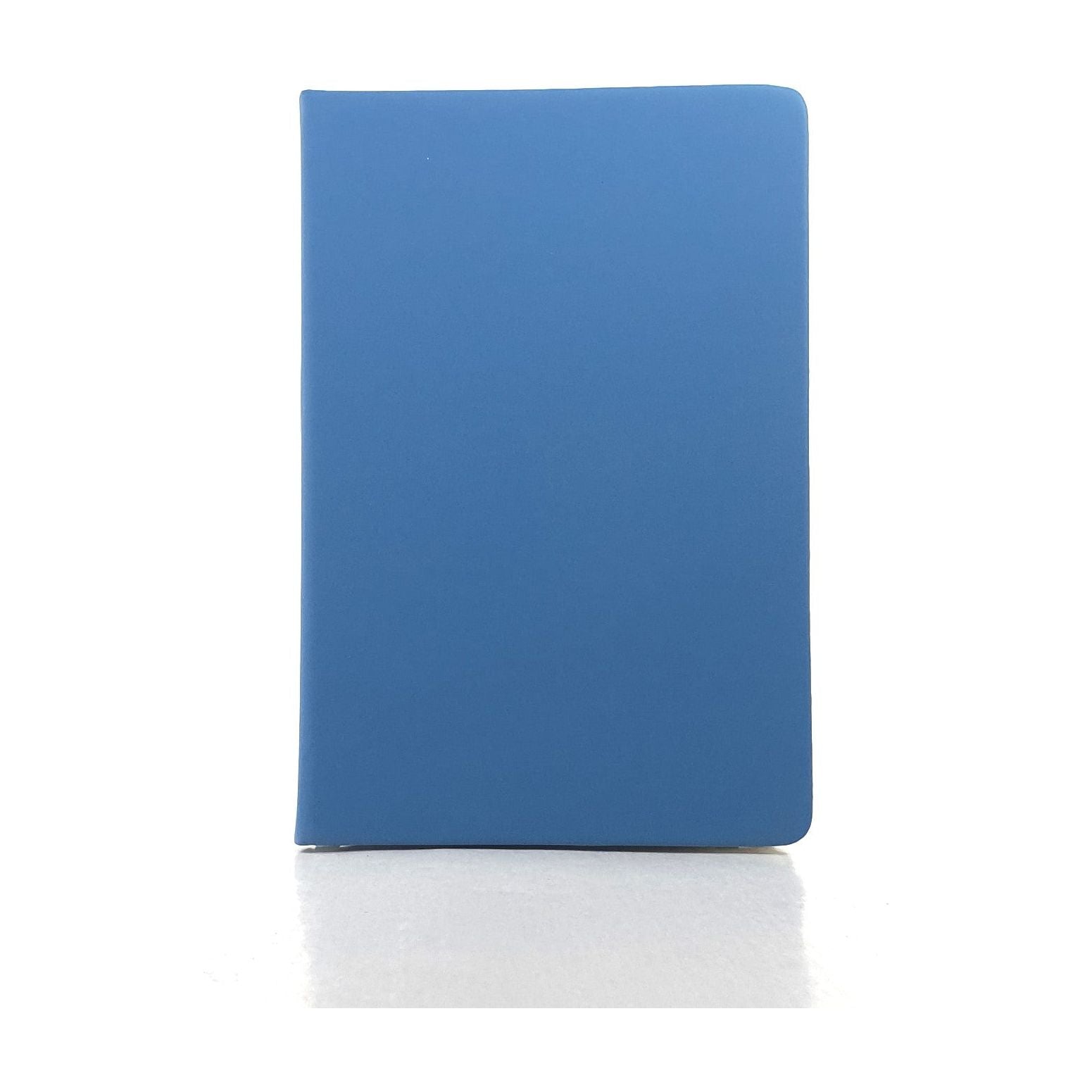 Notebook A5 cu coperta Soft Touch din piele PU - Albastru