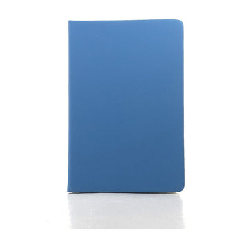 Notebook A5 cu coperta Soft Touch din piele PU - Albastru