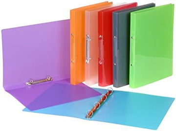 Viquel-propyglass v020942 Viquel a4 en polypropylène 4 anneaux-épaisseur :  15 mm-couleur :  ve