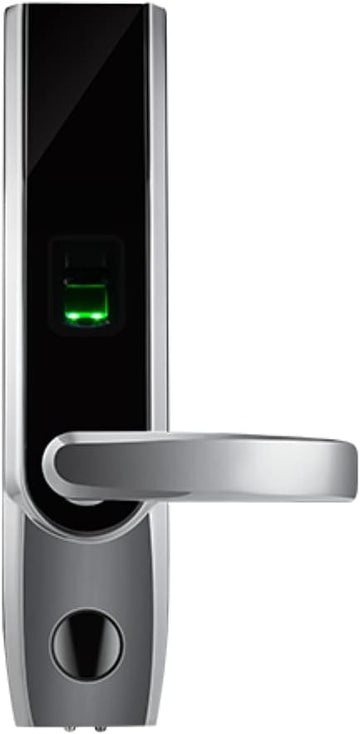 ZKTeco Keyless Bluetooth Locks Biometric Fingerprint Door Lock Keypad Code Smart Home Entry + 5pcs RFID Cards,Left Handed