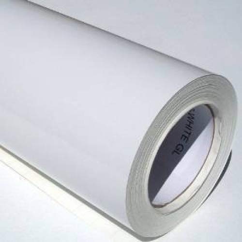 3 X Self Adhesive Sticky Back Gloss White Sign Vinyl 5m x 61cm Roll