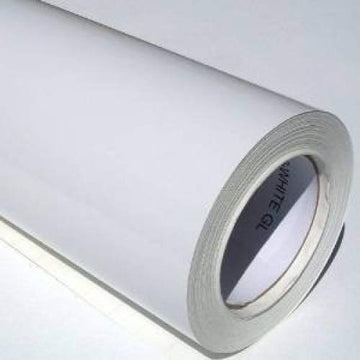 3 X Self Adhesive Sticky Back Gloss White Sign Vinyl 5m x 61cm Roll