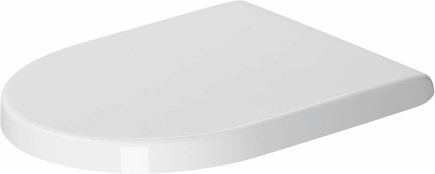 Duravit Starck 3Â Hinges Stainless Steel 0063810000Â Toilet Seat with Lid, W