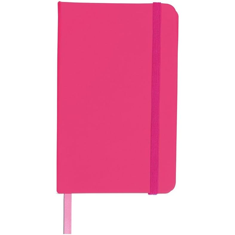 Notebook A6 cu coperta Soft Touch din piele PU - Roz