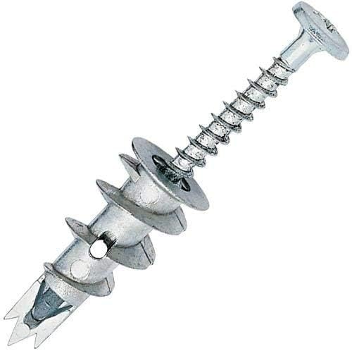 100 x Metal Driva Plasterboard Fixings & Screws