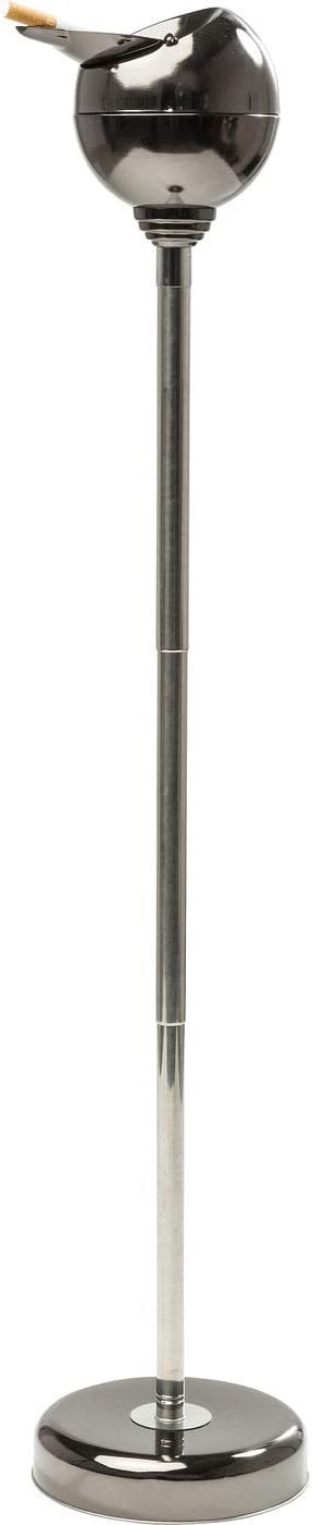 KARE ashtray, Metal, metallic black, 13 x 13 x 72 cm