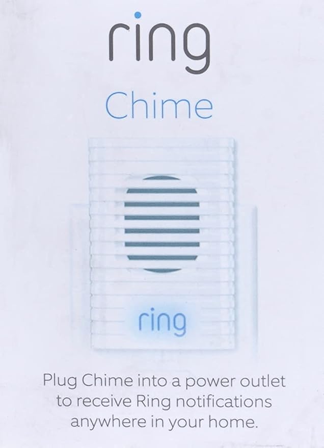 Ring 8AC3S5-0EU0 Chime - Wi-Fi 8AC3S5-0EU0 Enabled Indoor Chime for Video Doorbell, White