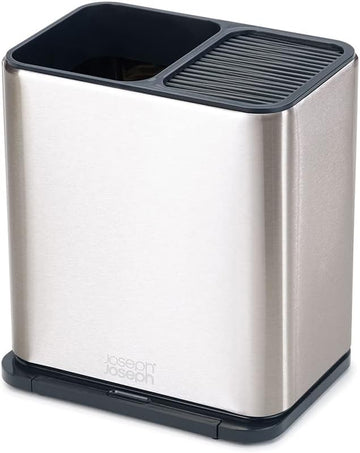 Joseph Joseph Surface Stainless-Steel Utensil Pot - Silver