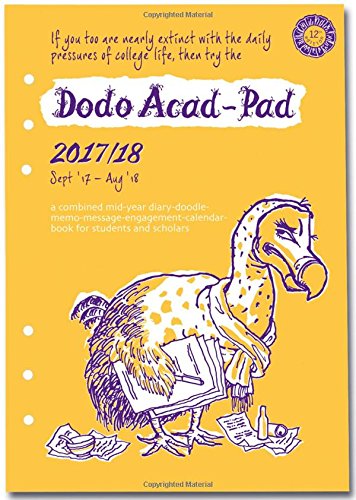 Dodo Acad-Pad 2017-2018 Filofax-Compatible A5 Organiser Diary Refill, Mid Year / Academic Year, Week to View: A ... for Students and Teachers (Dodo Pad)