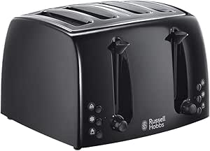 Russell Hobbs Textures 4-Slice Toaster 21651 - Black