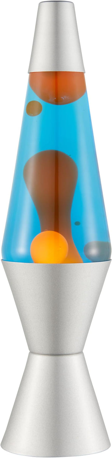 Lava Lamp 14.5 Inch Lamp In Orange/Blue, Aluminium,