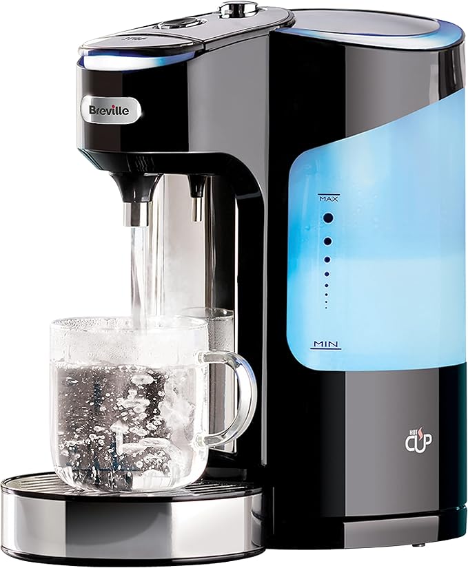 Breville HotCup Hot Water Dispenser with Variable Dispense, 2.0 Litre, Gloss Black