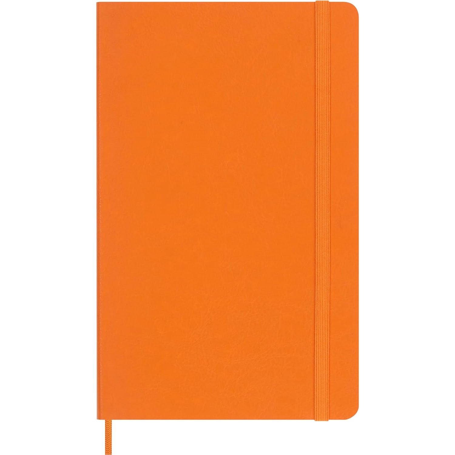 Notebook A5 cu coperta Soft Touch din piele PU - Orange