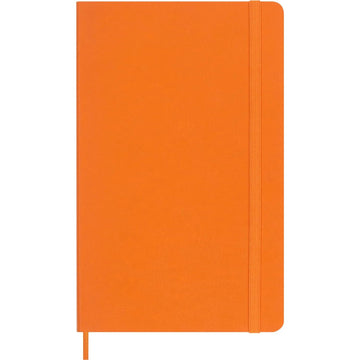 Notebook A5 cu coperta Soft Touch din piele PU - Orange
