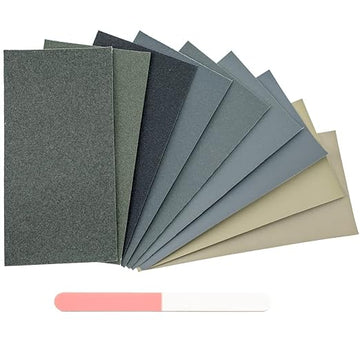 Micro-Mesh Regular - 9 Sheets of 6"x3" - Abrasive Polishing Kit