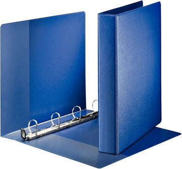 Leitz Ringbuch, A4, Überbreite, Für bis zu 280 Blätter, Mit SoftClick, Rückenbreite 5,2 cm, PP, Blau, 4602