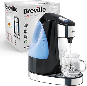 Breville HotCup Hot Water Dispenser, 1.5 Litre, Gloss Black