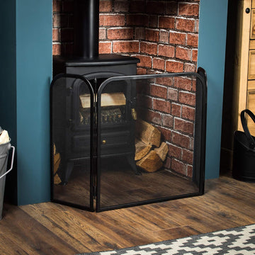 Home DiscountÂ® Roxby Fire Screen Spark Guard Square, Nick