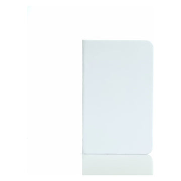 Notebook A6 cu coperta Soft Touch din piele PU - Alb