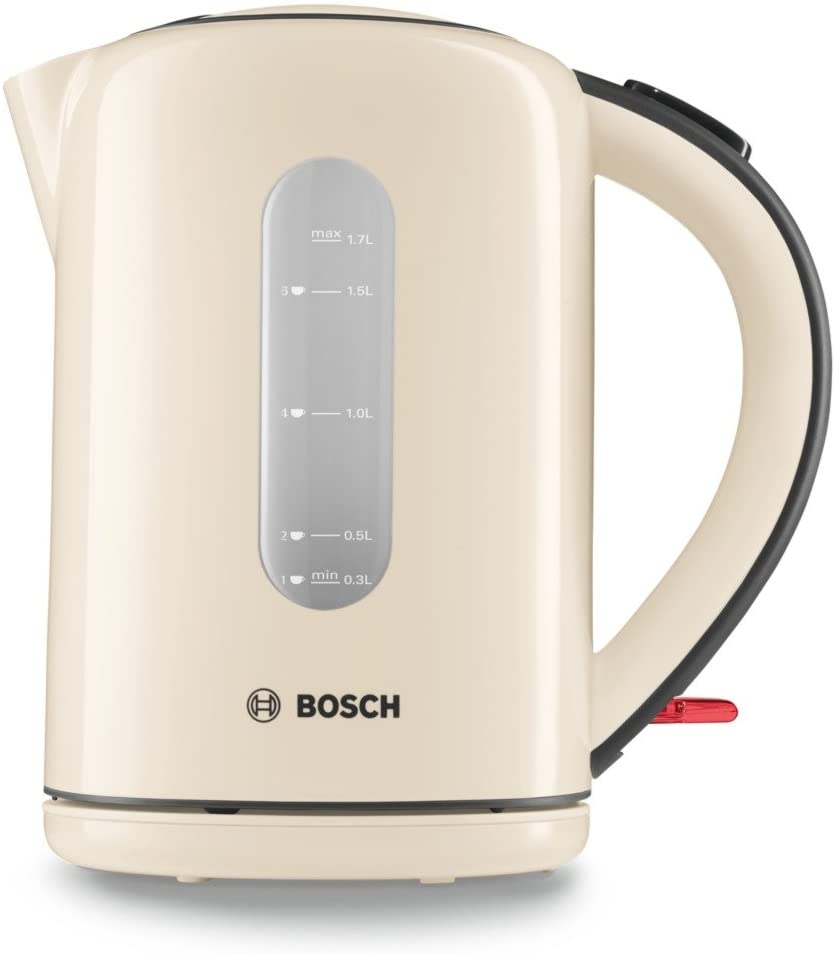 Bosch TWK76075GB Village Collection Kettle, 1.7 L - Cream