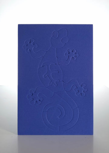 Puzzle de Spuma in forma de Soparla, culoare Albastru