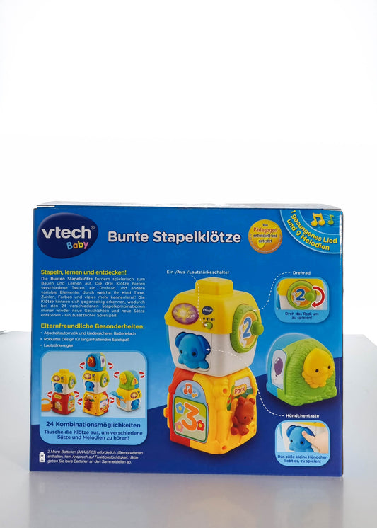 Vtech Baby - Blocuri de stivuire colorate cu cantecele