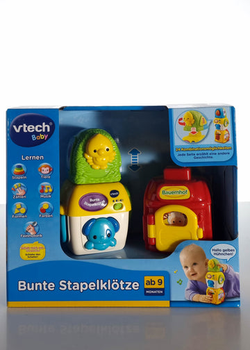 Vtech Baby - Blocuri de stivuire colorate cu cantecele