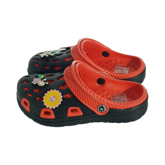 Slapi - Saboti Copii - Rosu cu Negru